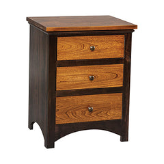 Buckeye Economy 3 Drawer Nightstand