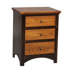 Buckeye Economy 3 Drawer Nightstand