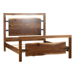 Castle Live Edge Character Walnut Bed