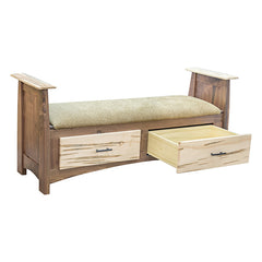 Aspen Bench with Drawers