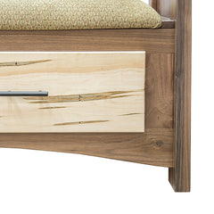 Aspen Bench with Drawers