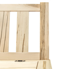 Amish Rochester Bench W/Back