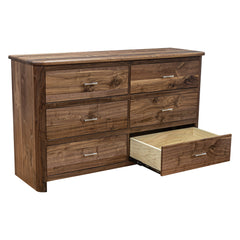 Brown Maple 6-Drawer Cunningham Chest
