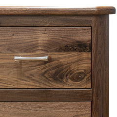 Brown Maple 5-Drawer Cunningham Chest