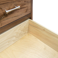 Brown Maple 5-Drawer Cunningham Chest