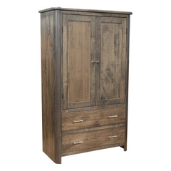 Amish Smoke Gray Armoire