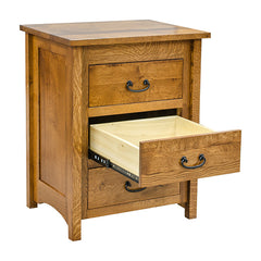 Mission 3 Drawer Nightstand (Jewelry Drawer)