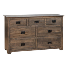 7 - Drawer Yancy Cobler Dresser Wormy Maple