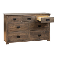 7 - Drawer Yancy Cobler Dresser Wormy Maple