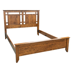 Yancy Cobler Queen Bed - Cherry Wood