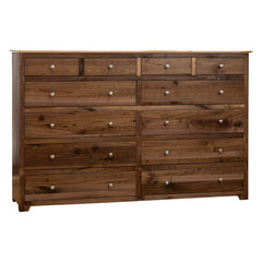 12- Drawer Walnut Dresser