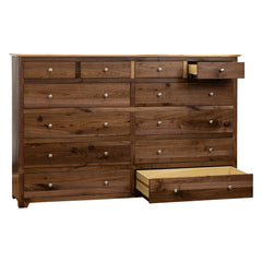 12- Drawer Walnut Dresser