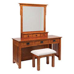 60" Mission Dressing Table