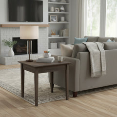 Brown Maple - Smoke Gray Amish End Table