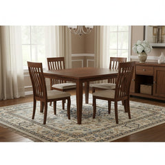 Curved Shaker Leg Dining Table