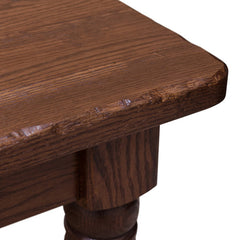 Hand Hewn Traditional Leg Bench