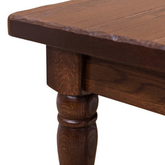 Hand Hewn Traditional Leg Bench