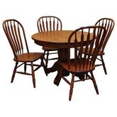 42" Round Amish Traditional Dining Set-4
