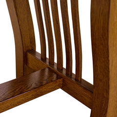 Diamond Mission Solid Oak Dining Table