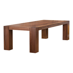 44" x 96" Walnut Dining Table