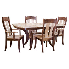 Amish Galveston Solid Wood Dining Table
