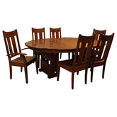 60" RD Greene & Greene Gamble House Dining Set-6