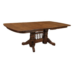 Amish Traditional Double Base Dining Set-8