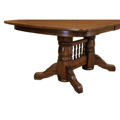 Traditional Double Pedestal Dining Table