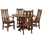 Drop Leaf Dining Set- Character Walnut