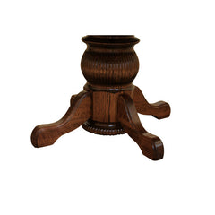 60" Round Dining Table w/ Pot Belly Base