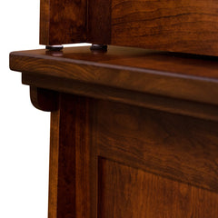 Greene & Greene China Hutch w/ Tree of Life Glass