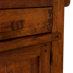 Greene & Greene China Hutch w/ Tree of Life Glass