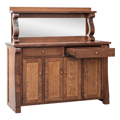Roycroft Style Server W/Mirror