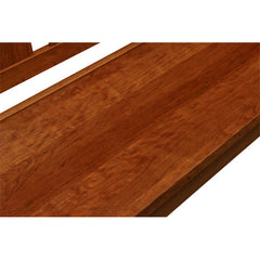 Amish Lilac Side Bench w/ Aspen In-Lay