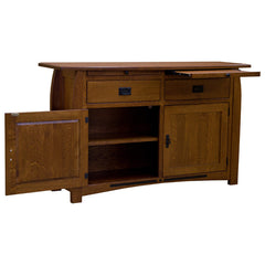 60" Amish Mission Server w/ Inlays
