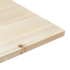 Pine Log Trestle Table