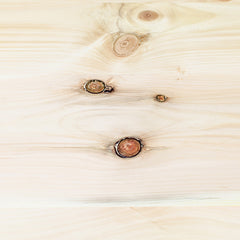 Pine Log Trestle Table