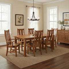 42" x 72" Mission Table Set w/ 10 Leaves