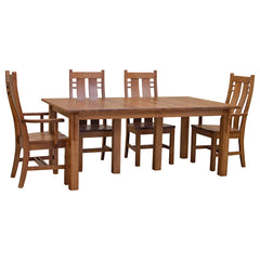 42" x 72" Mission Table Set w/ 10 Leaves