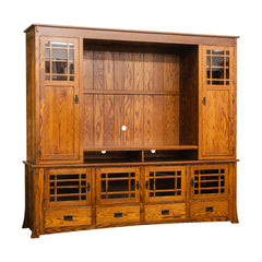 96" Amish Entertainment Center