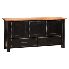 60" Barn Floor TV Stand