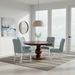 Global 54" Round Pedestal Dining Table