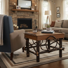 Hickory Ottoman