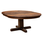 60" Round Barn Wood Dining Table