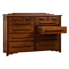Greene & Greene Cloud Lift 12-Drawer Dresser