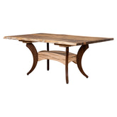Galveston Live Edge Walnut Slab Dining Table