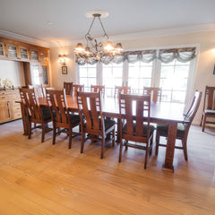 118"+14-12" Leaves Bungalow Dining Table