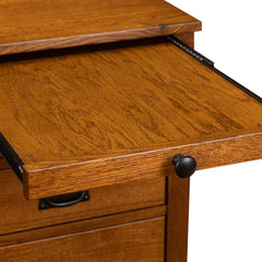 48" x 24" Mission Four Drawer Desk