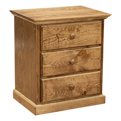 3 Drawer Night Stand - Pine