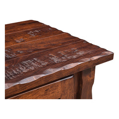 Hand Hewn End Table